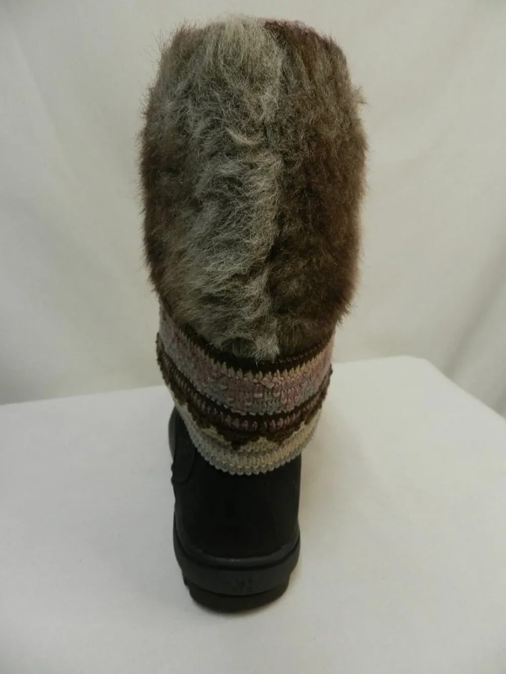 Helly Hansen Water Resistant Leather faux fur mid calf boots felt lined Size 7